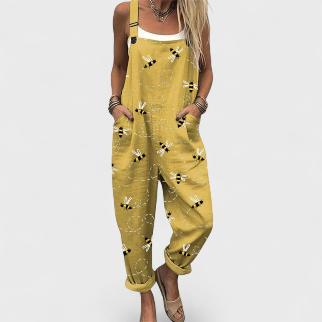 Ilse | Women's Artisan Jumpsuit with Straps