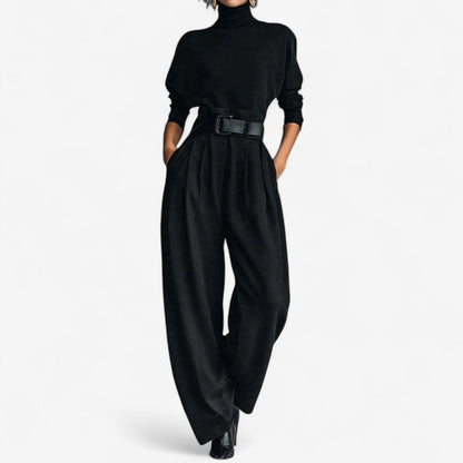 Tammy – Turtleneck Wide Leg Jumpsuit