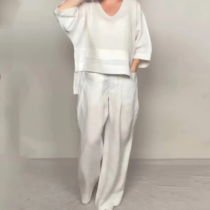 Roxie | Relaxed Linen-Look Two-Piece Set