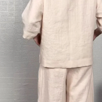 Roxie | Relaxed Linen-Look Two-Piece Set