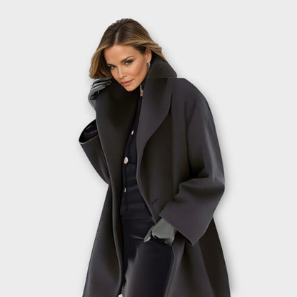 Rae – Elegant Relaxed Lapel Coat
