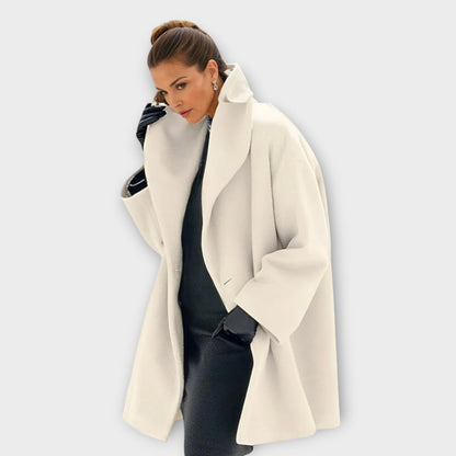 Rae – Elegant Relaxed Lapel Coat