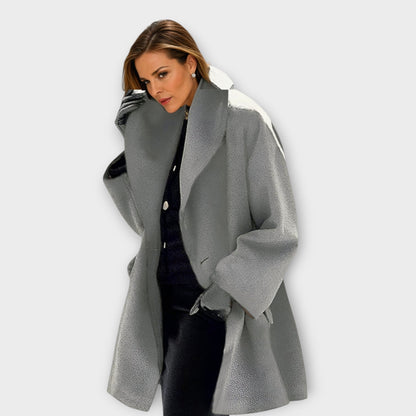 Rae – Elegant Relaxed Lapel Coat