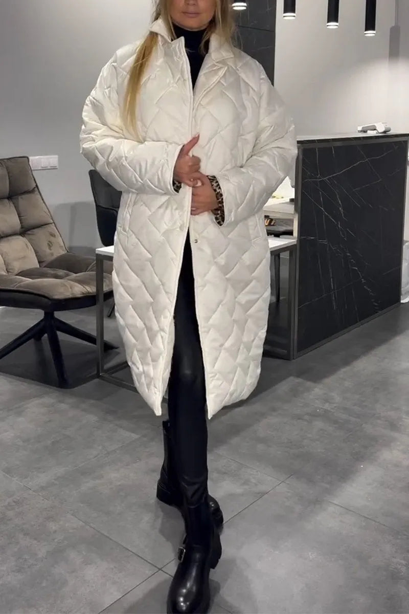 Annie – Quilted Longline Padded Coat