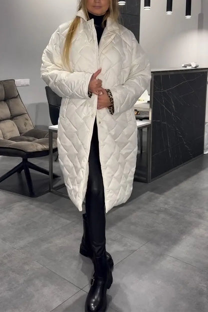 Annie – Quilted Longline Padded Coat