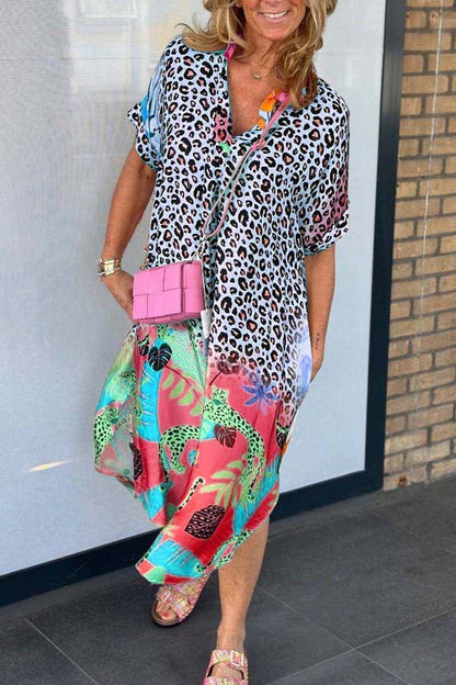 Nyla | Relaxed Leopard Print Dress