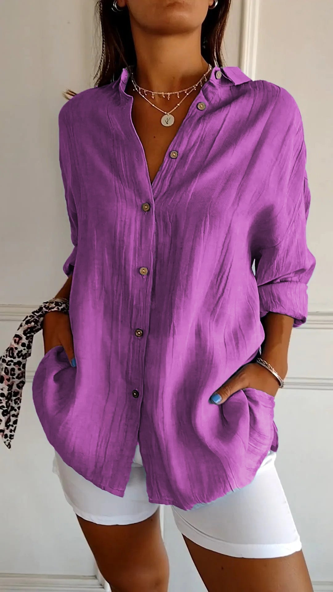 Evelyn | Pleated Blouse