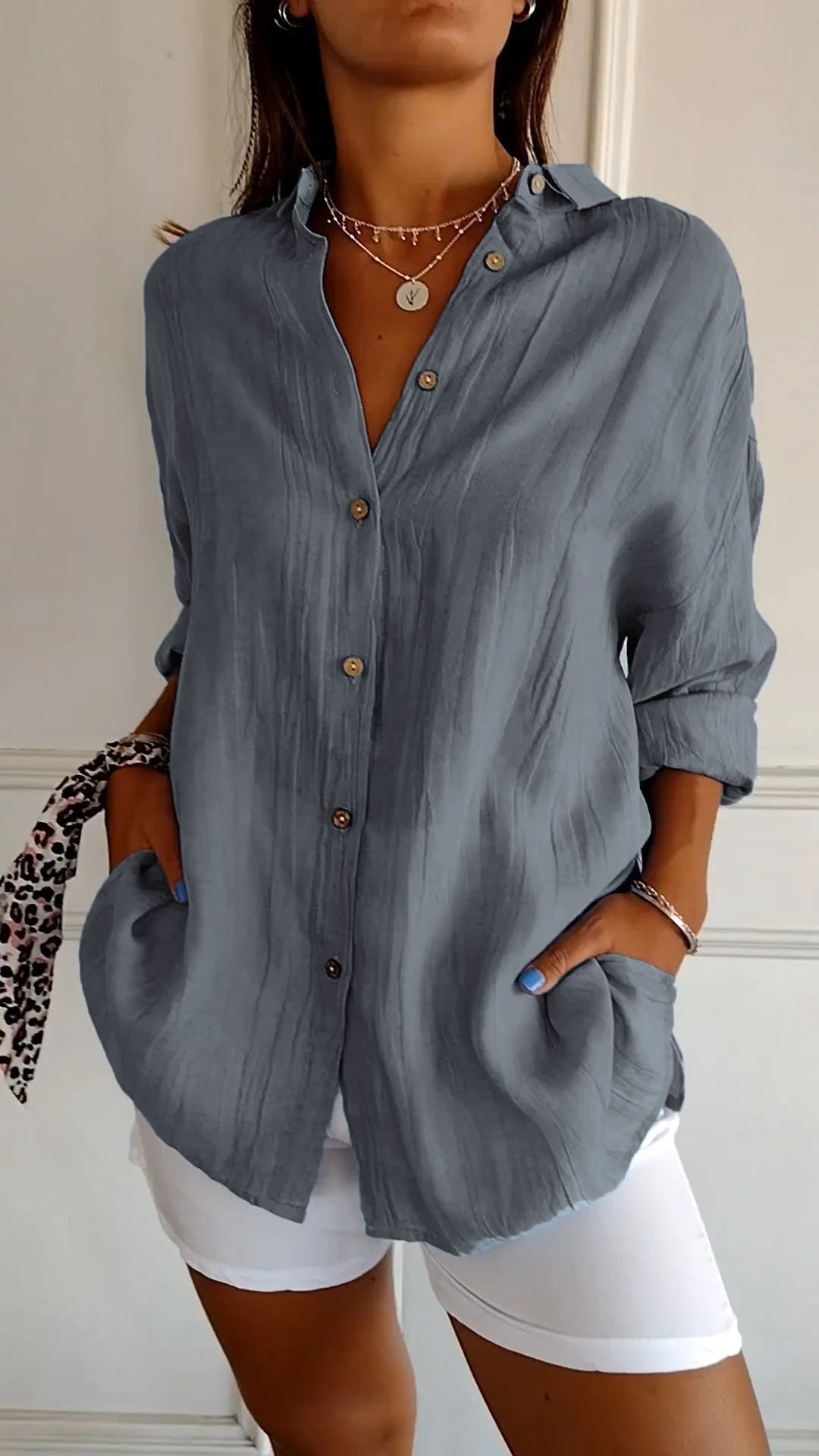 Abigail | Pleated Blouse