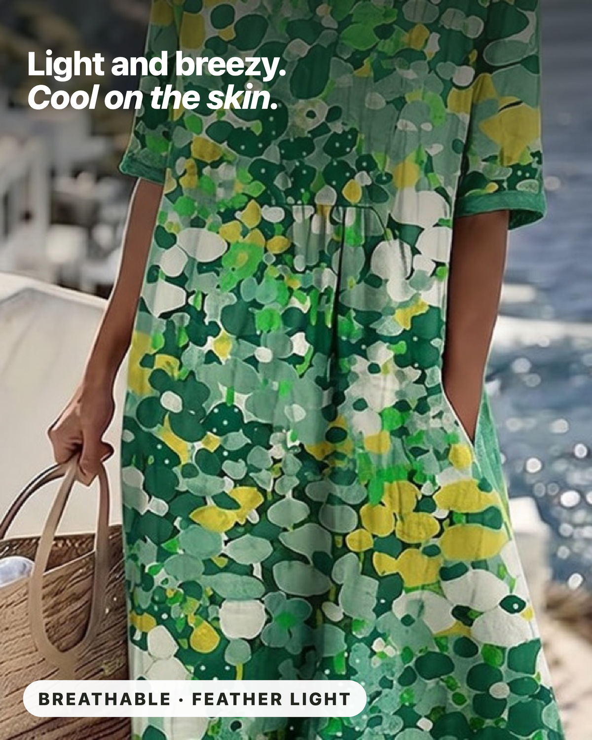 Mary – Floral Print Midi Dress