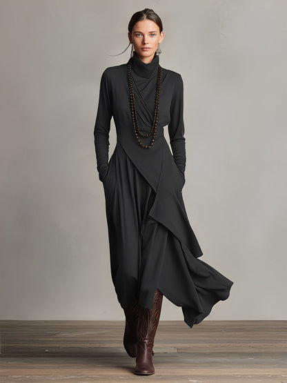 Dakota | Elegant Draped Dress