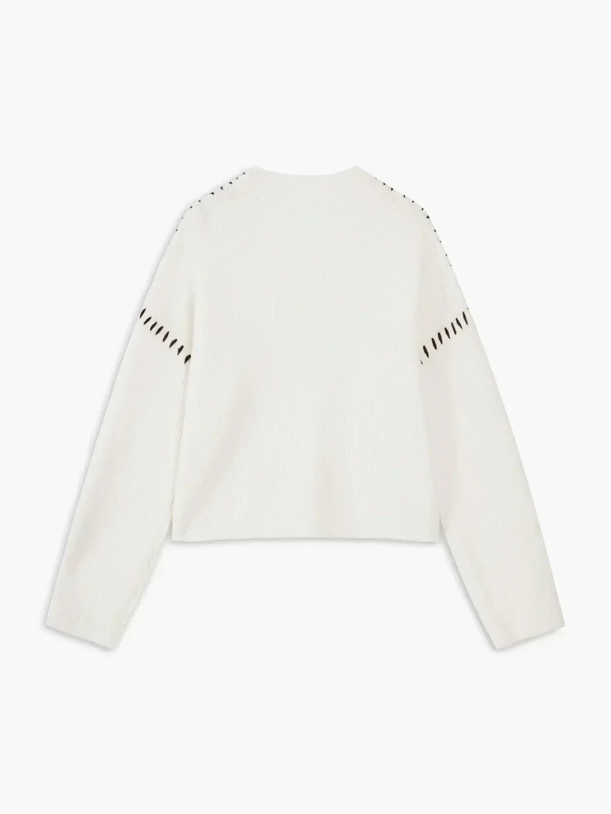 Jolene – Oversized Whipstitch Detail Jumper