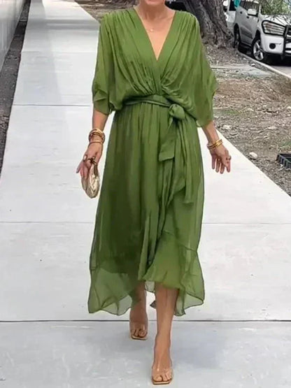 Monroe | Elegant Flowing Luxe Chiffon Dress