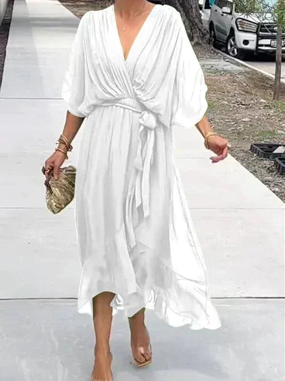 Monroe | Elegant Flowing Luxe Chiffon Dress