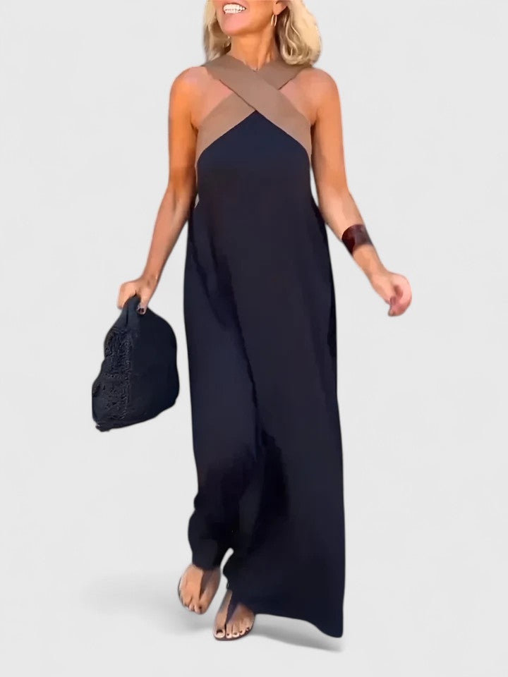 Solana | Elegant Crossback Dress