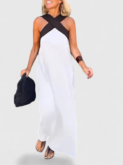 Solana | Elegant Crossback Dress