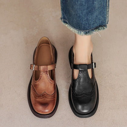 Kenley | Elegant Mary Janes Made of Leather