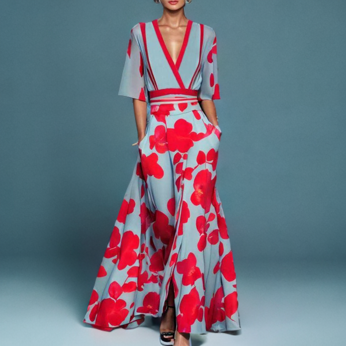 Nala | Elegant Draped Dress