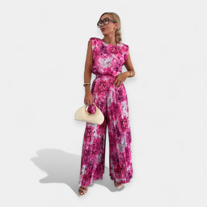 Jackie | Summer Outfit: Top and Pants Set