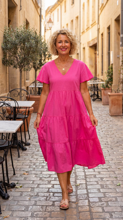 Monica | Neck Loose Dress