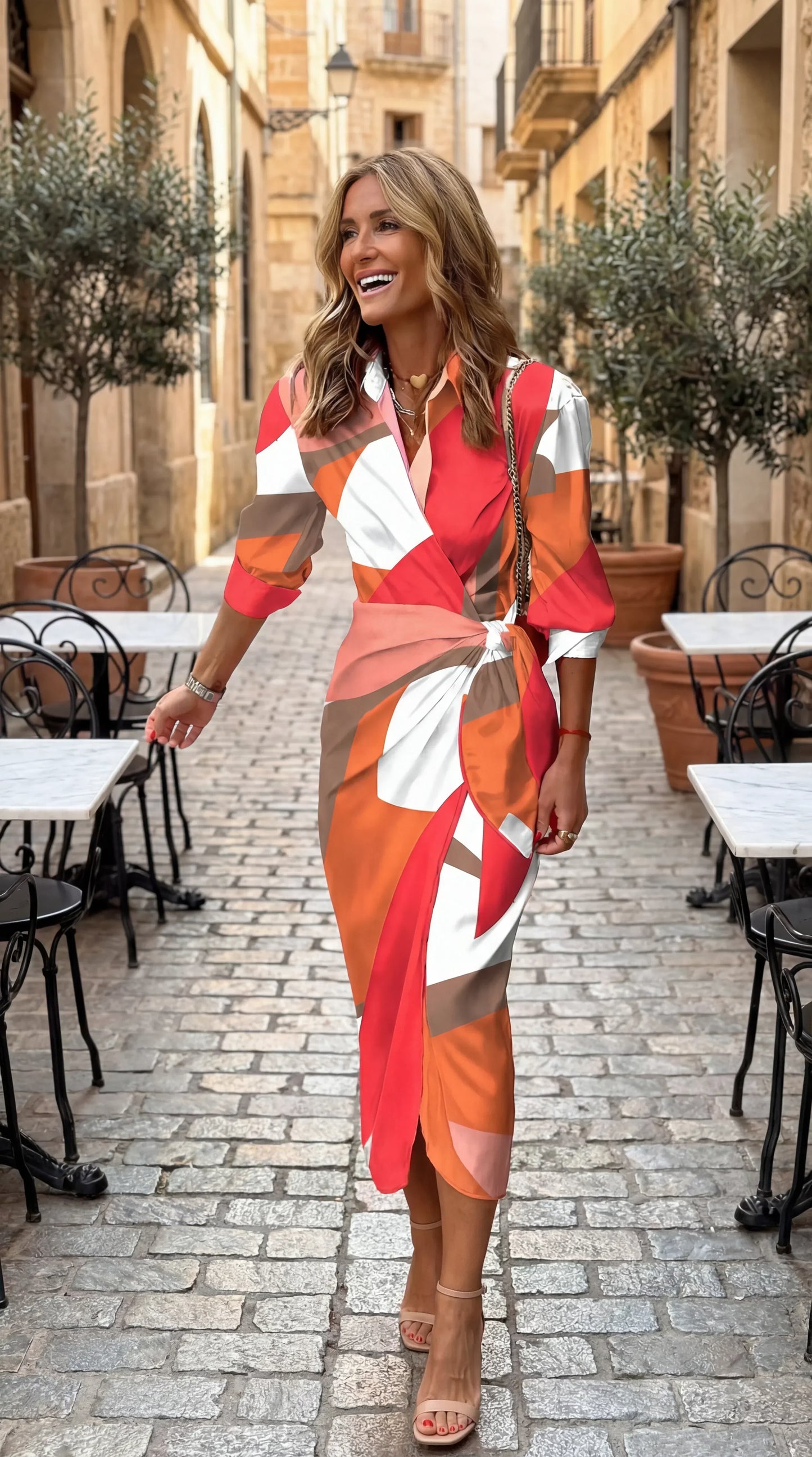Kirra | Striped Midi Dress