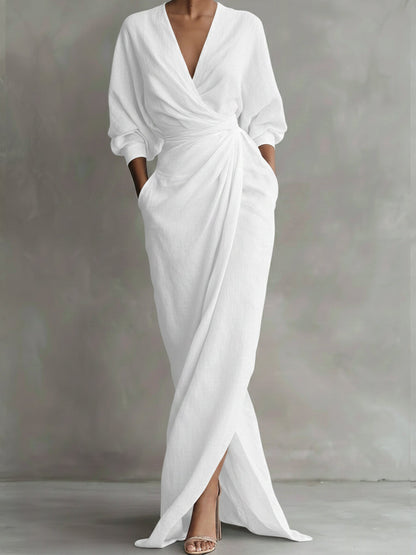 Minerva | Wrap Maxi Dress