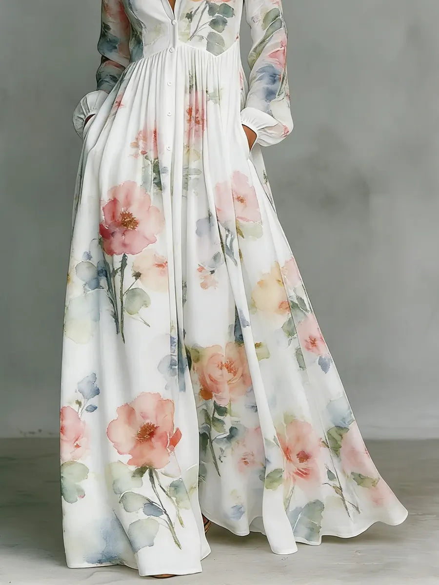 Zara | Floral Maxi Dress
