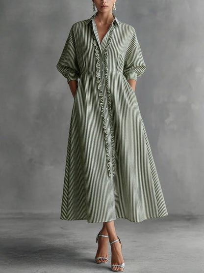 Shara | Stripe Maxi Dress