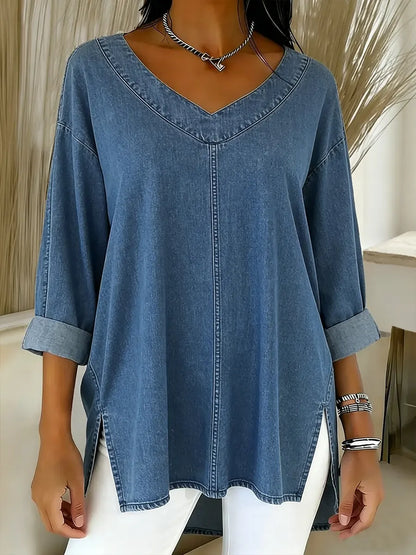 Tallulah | Stylish Denim Top