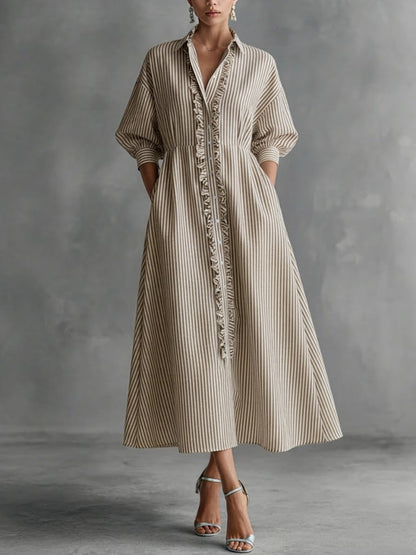 Shara | Stripe Maxi Dress