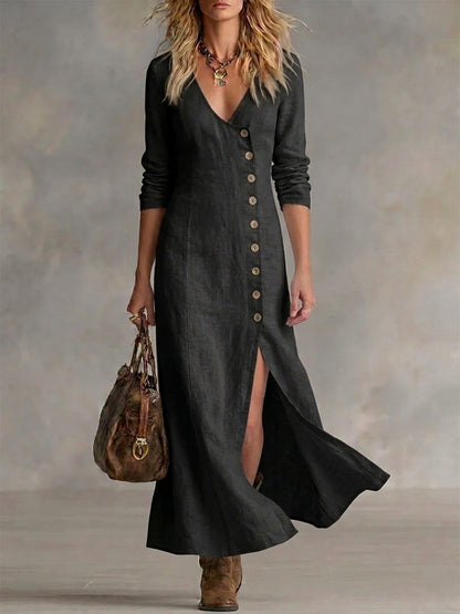 Pomeline | Button Maxi Dress