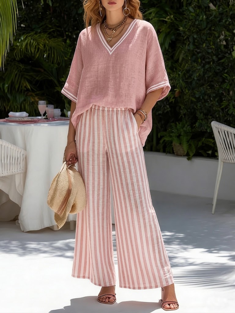 Sahara | Elegant Linen-Look Set