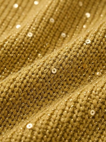 Jody – Oversized Collared Cardigan with Gold Buttons