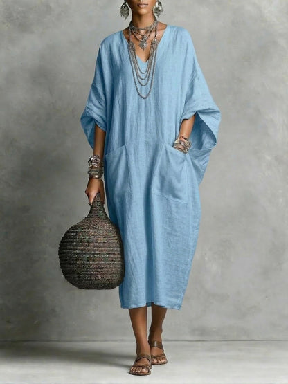 Cleo | Relaxed Kaftan Maxi Dress