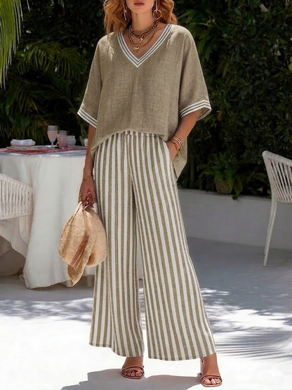 Sahara | Elegant Linen-Look Set