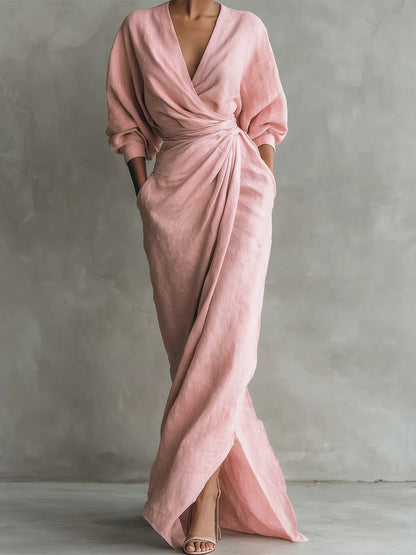 Minerva | Wrap Maxi Dress