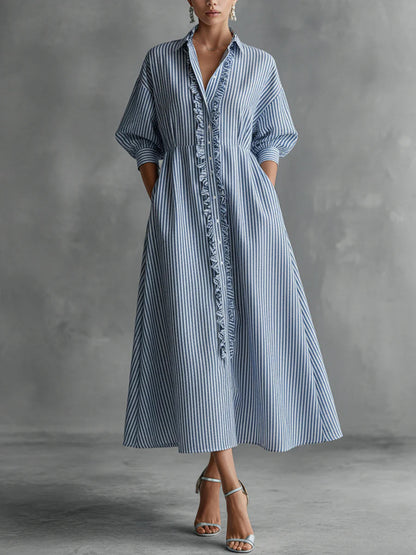 Shara | Stripe Maxi Dress