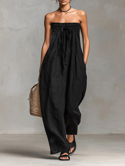 Leontine | Strapless Flow Maxi Dress