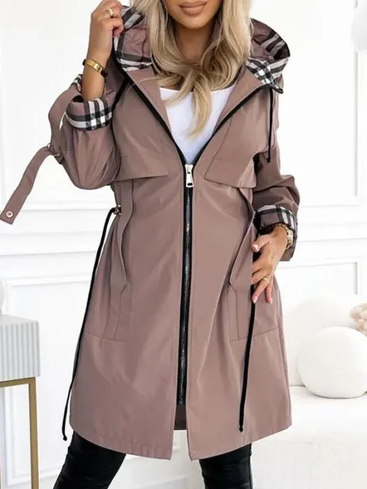 Pauline – Hooded Zip-Up Wind Jacket