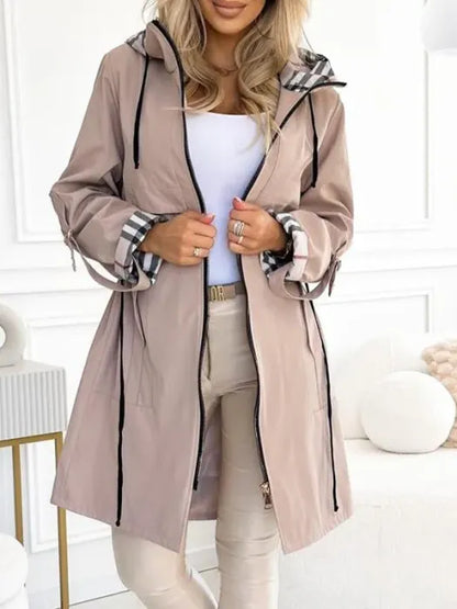 Pauline – Hooded Zip-Up Wind Jacket