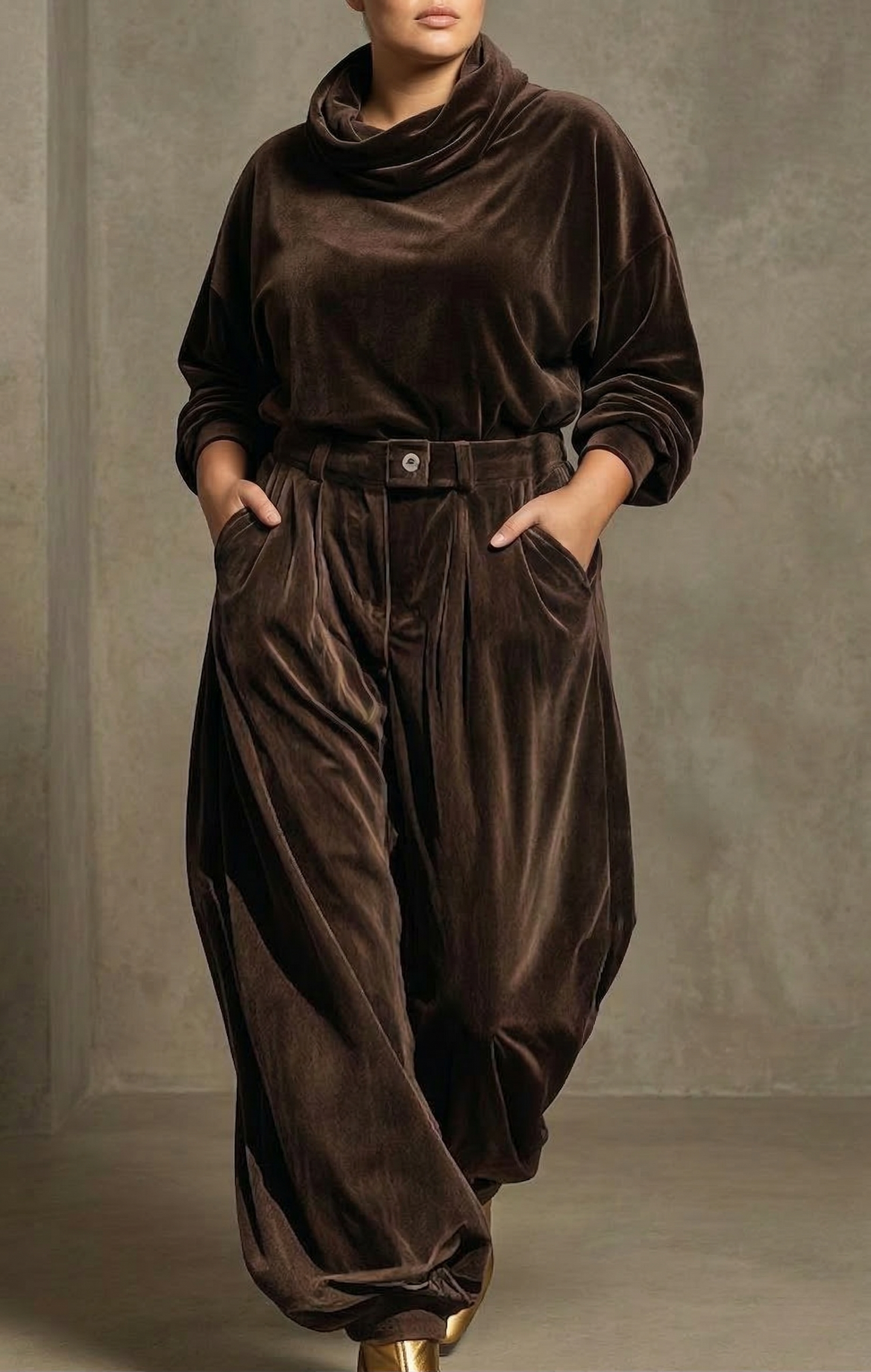 Maggie | Velvet Hoodie and Pants Set