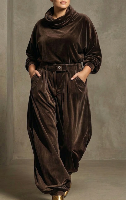 Maggie | Velvet Hoodie and Pants Set