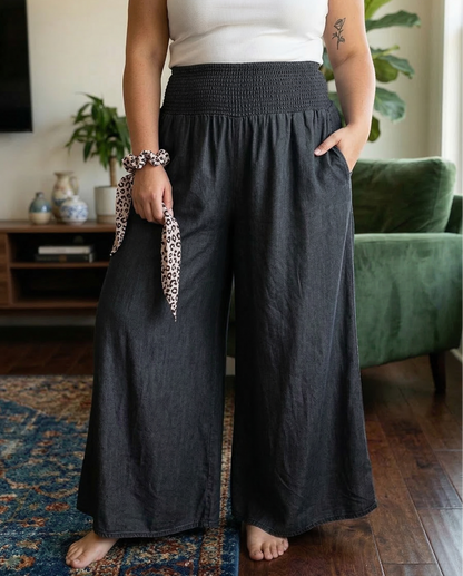 Anya | Smocked Waist Pants