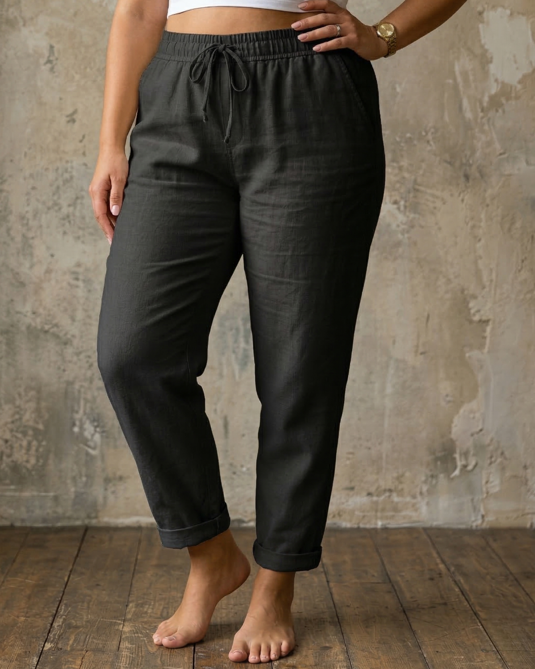 Bailey | Drawstring Relaxed Pants