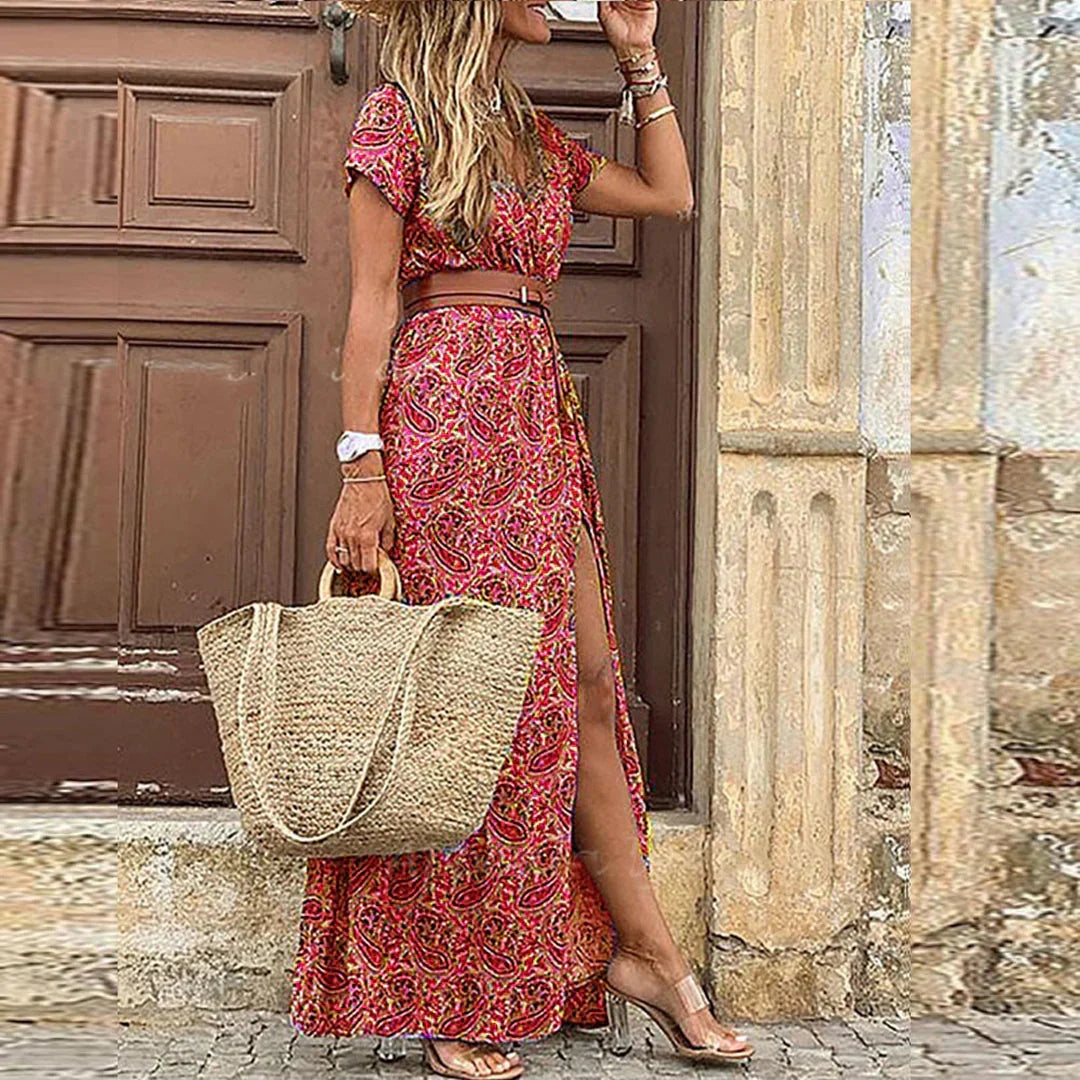 Susanne – Floral Boho Maxi Dress