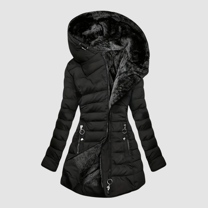 Elvira – Quilted Fur-Lined Hooded Coat