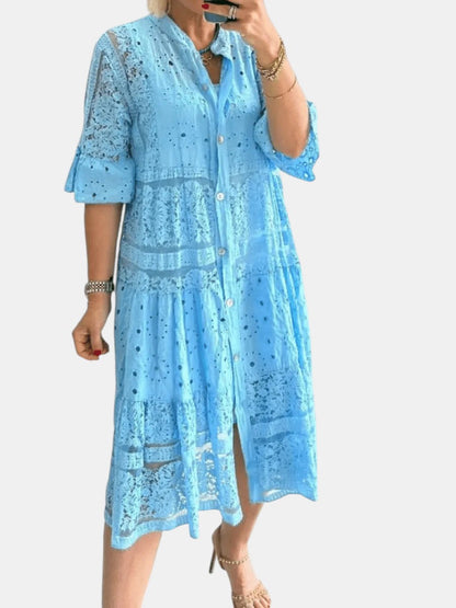 Yanira | Floral Midi Dress