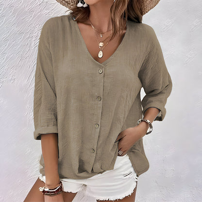Sade | Relaxed Button-Up Blouse