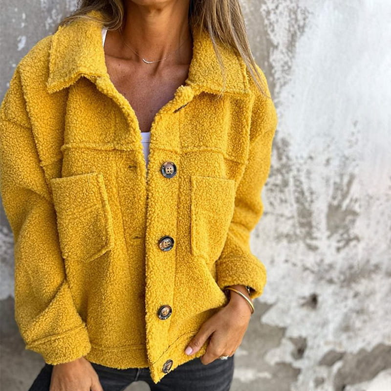 Lynn – Cosy Teddy Shacket Jacket
