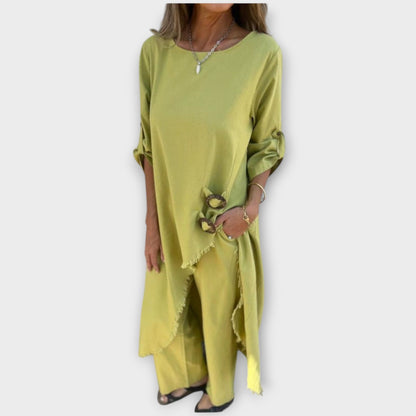 Isabel – Relaxed Linen-Look Two-Piece Set