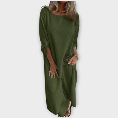 Isabel – Relaxed Linen-Look Two-Piece Set